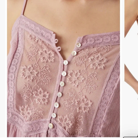 Free People Intimates Still One Lace Trim Cotton Body Suit La Flyer NEW NWT - Picture 5 of 10